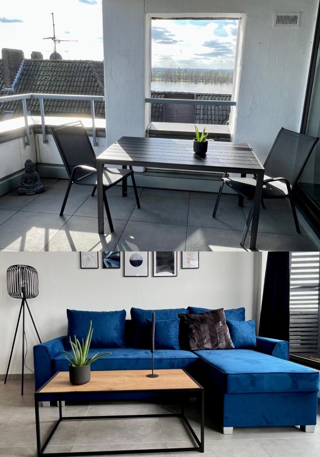 Piso Superior - Exklusives Apartment An Der Promenade Mit Rheinsicht & Loggia Emmerich Ngoại thất bức ảnh